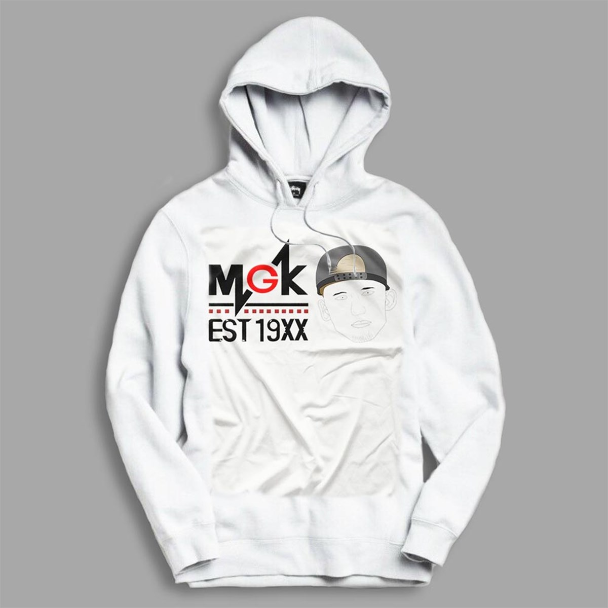 Machine Gun Kelly EST Black Zip Up Sweatshirt Hoodie New Official