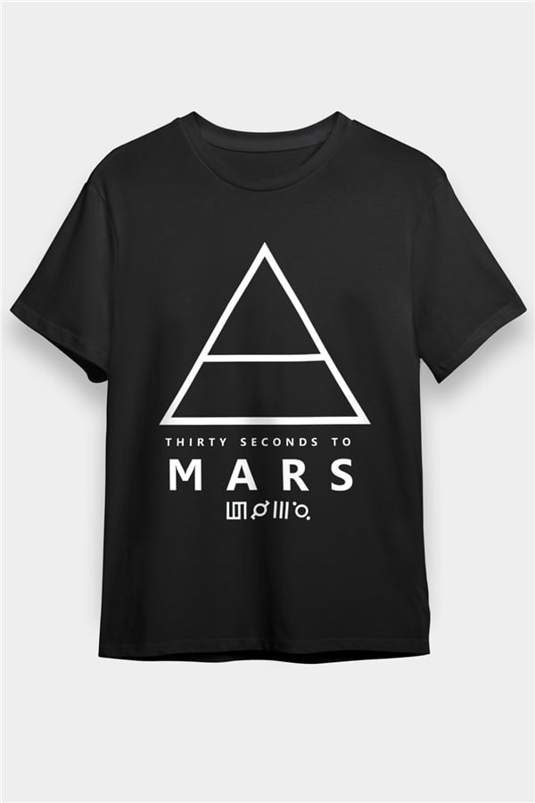 30 Seconds To Mars Black Unisex  T-Shirt - Tees - Shirts