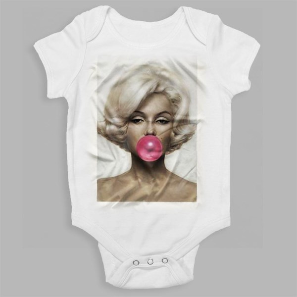 Marilyn Monroe Baby Bodysuit | Baby Onesie BCUNL173
