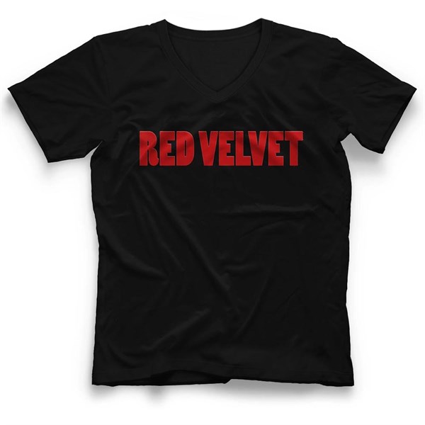 Red Velvet V-Neck T-Shirt DCKPO221