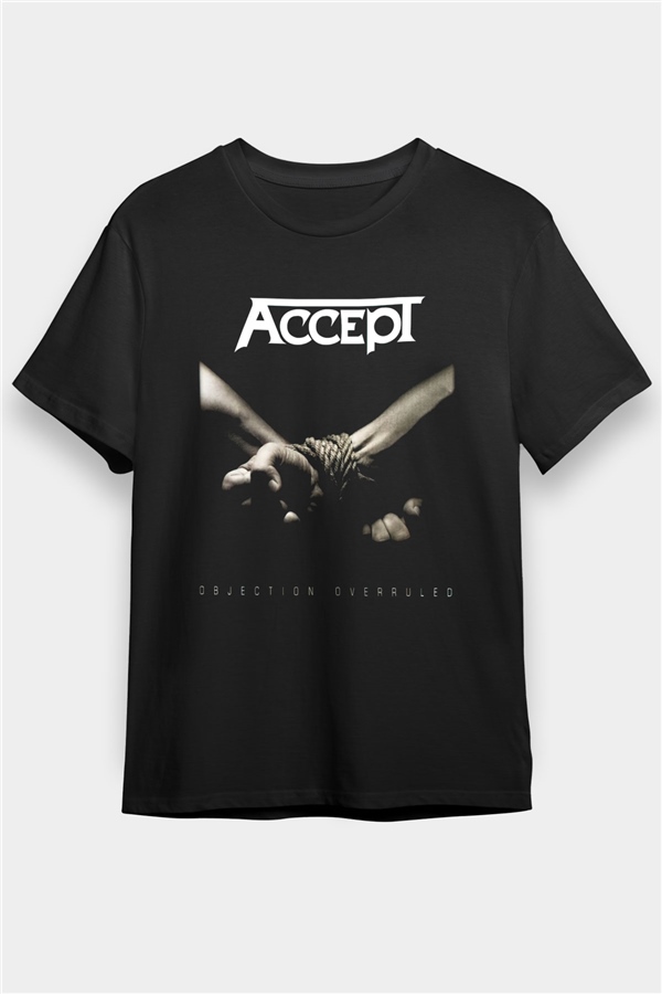 Accept Black Unisex  T-Shirt - Tees - Shirts