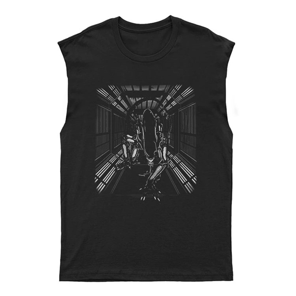 Alien Unisex Kesik Kol Tişört Kolsuz T-Shirt KT918