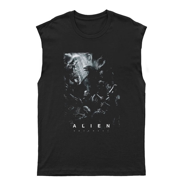 Alien Unisex Kesik Kol Tişört Kolsuz T-Shirt KT927