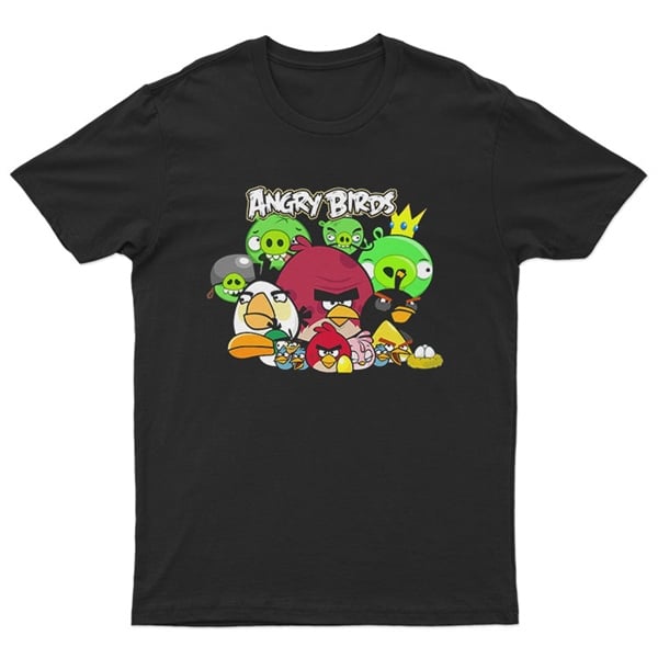 Angry Birds Unisex Tişört T-Shirt ET7508