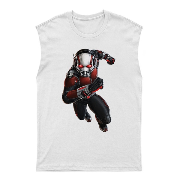 Ant-Man Unisex Kesik Kol Tişört Kolsuz T-Shirt KT6586