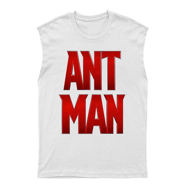 Ant-Man Unisex Kesik Kol Tişört Kolsuz T-Shirt KT6584