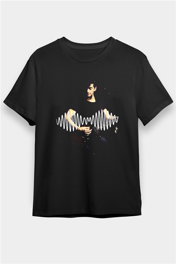 Arctic Monkeys Alex Turner Siyah Unisex Tişört T-Shirt - TişörtFabrikası