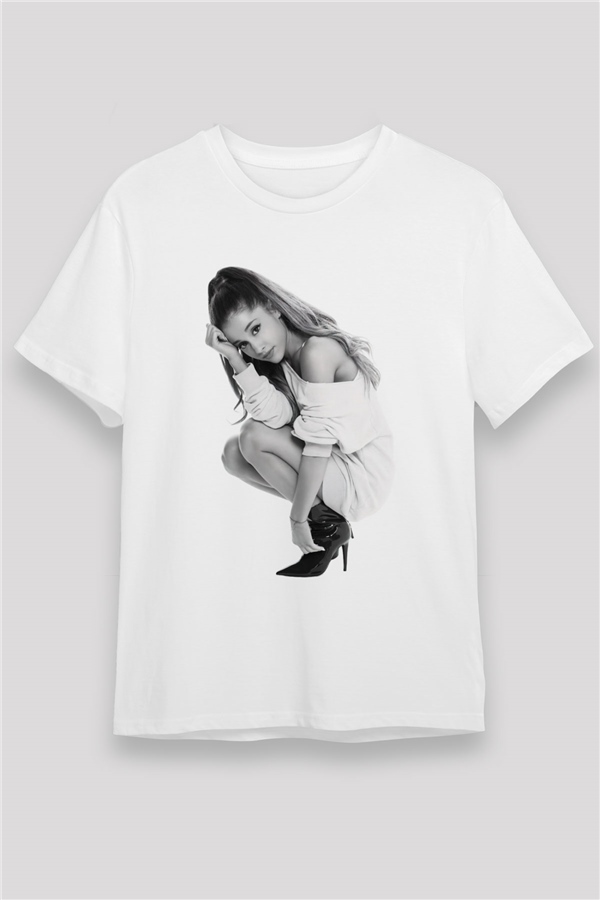 Ariana Grande White Unisex  T-Shirt - Tees - Shirts