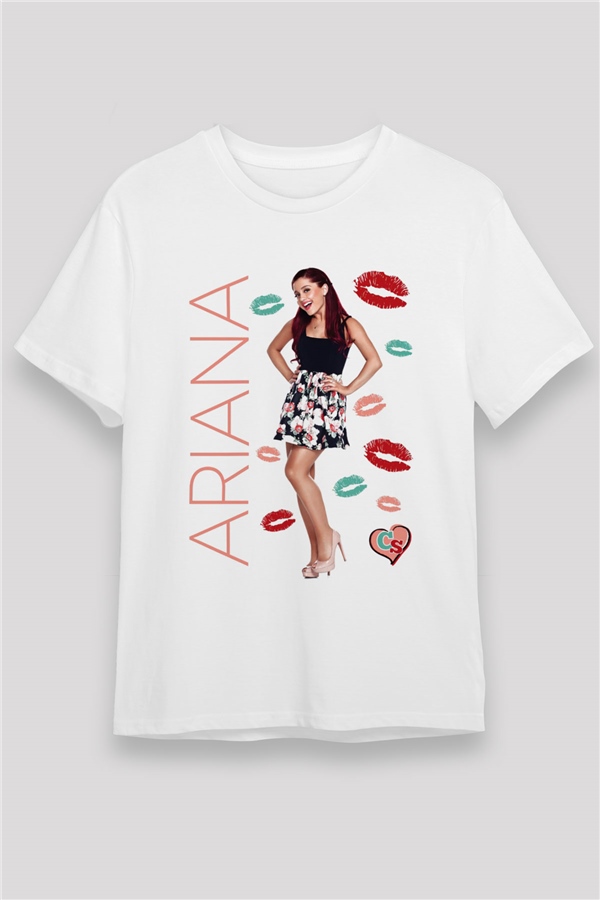 Ariana Grande White Unisex  T-Shirt - Tees - Shirts