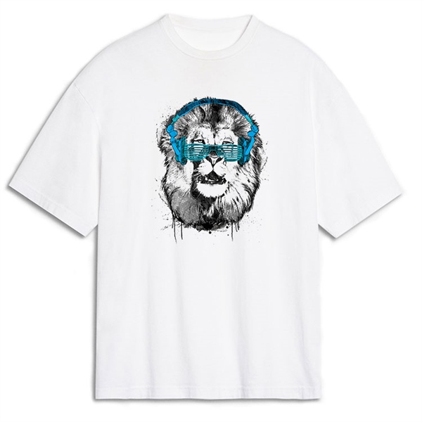 Aslan Oversize Tişört Oversize T-Shirt OSS1519