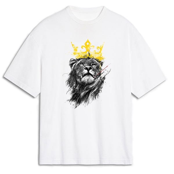 Aslan Oversize Tişört Oversize T-Shirt OSS1550
