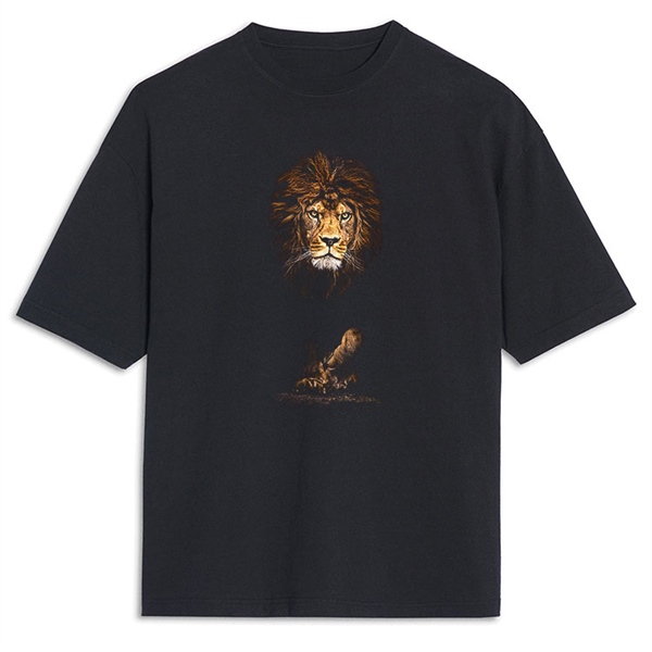 Aslan Oversize Tişört Oversize T-Shirt OSS1575