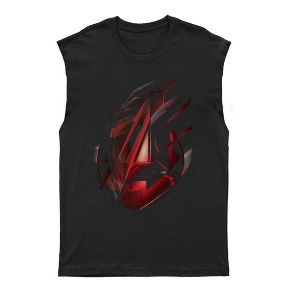 Avengers (The) Unisex Kesik Kol Tişört Kolsuz T-Shirt KT6610
