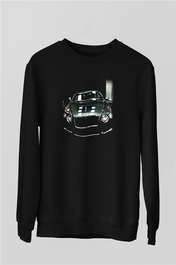 Bentley Siyah Unisex Sweatshirt