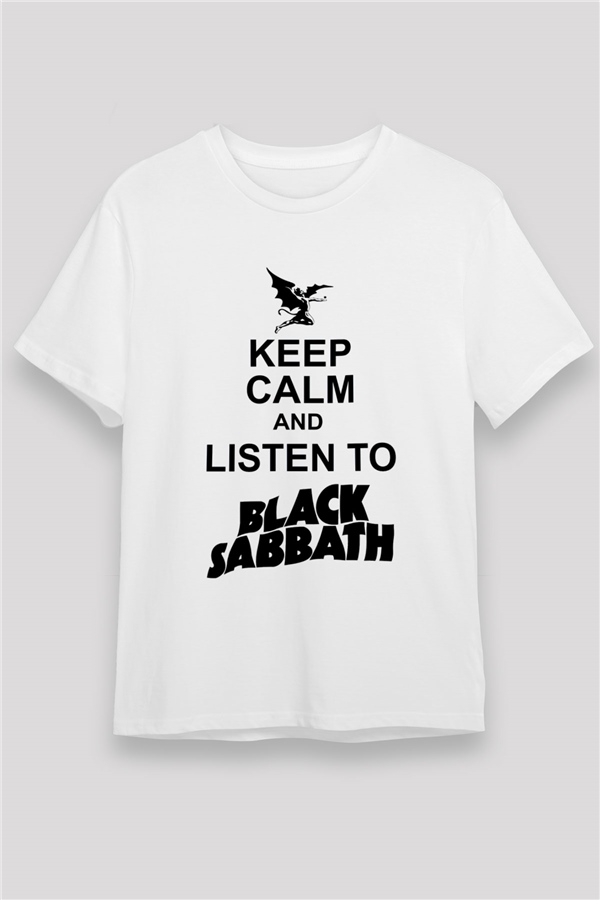 Black Sabbath White Unisex  T-Shirt - Tees - Shirts