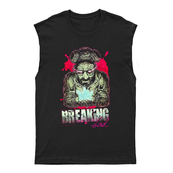 Breaking Bad - Heisenberg Unisex Kesik Kol Tişört Kolsuz T-Shirt KT7986