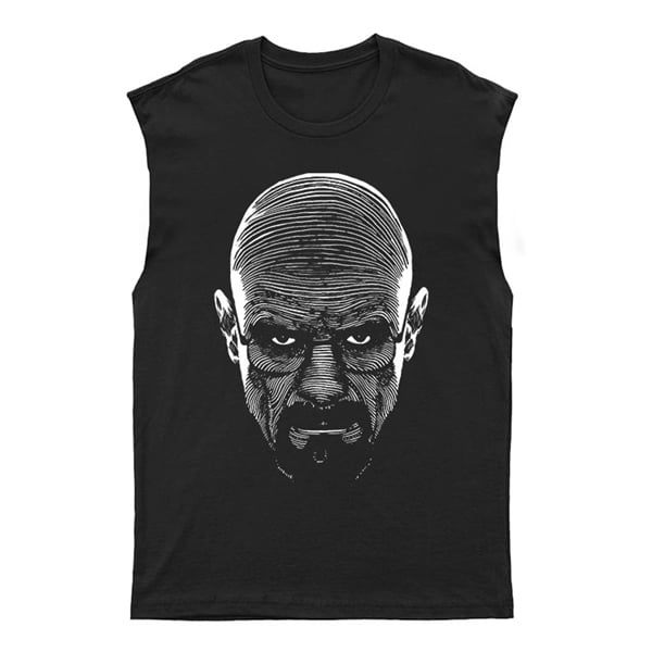 Breaking Bad - Heisenberg Unisex Kesik Kol Tişört Kolsuz T-Shirt KT7981