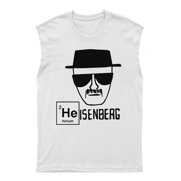 Breaking Bad - Heisenberg Unisex Kesik Kol Tişört Kolsuz T-Shirt KT7993