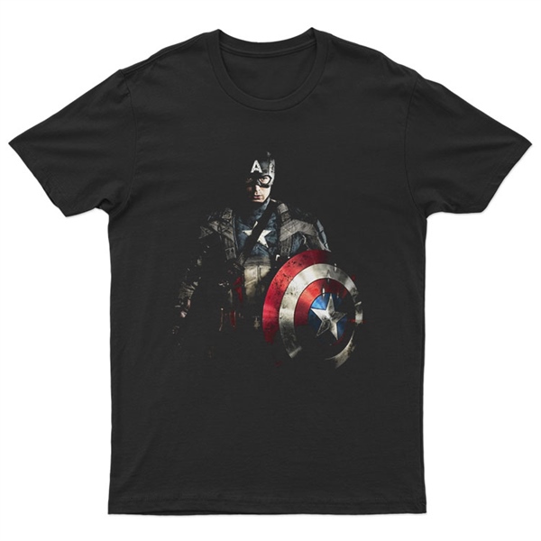 Captain America Unisex Tişört T-Shirt ET6690
