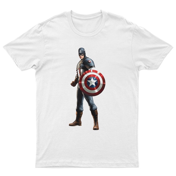 Captain America Unisex Tişört T-Shirt ET6692