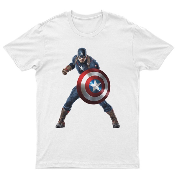Captain America Unisex Tişört T-Shirt ET6689