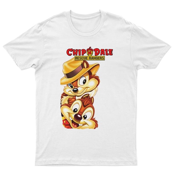 Chip ile Dale Unisex Tişört T-Shirt ET444