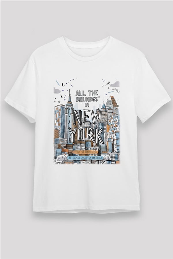 Chrysler Building White Unisex  T-Shirt