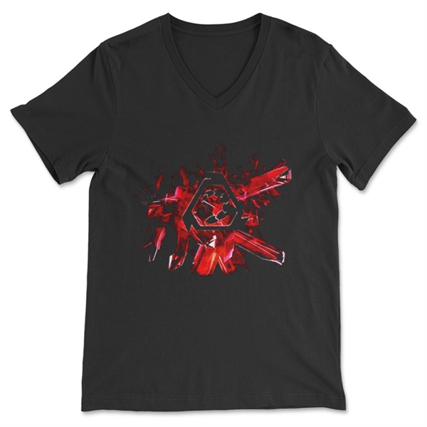 Command and Conquer Siyah V Yaka Tişört Unisex T-Shirt