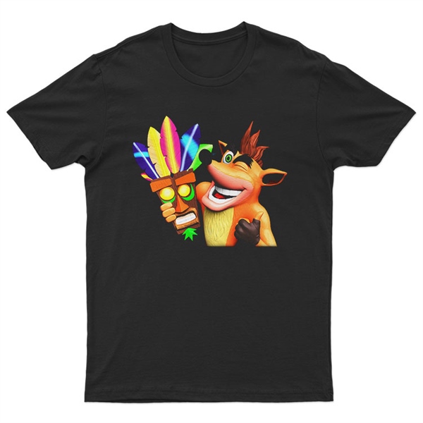 Crash Bandicoot Unisex Tişört T-Shirt ET7569