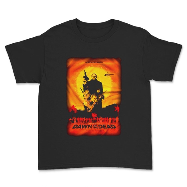 Dawn of the Dead Siyah Çocuk Tişörtü Unisex T-Shirt