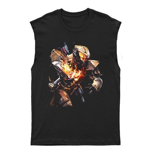 Destiny: Rise of Iron Unisex Kesik Kol Tişört Kolsuz T-Shirt KT7592