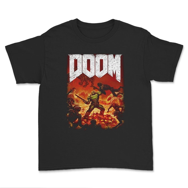 Doom Unisex Çocuk Tişört T-Shirt CT7625