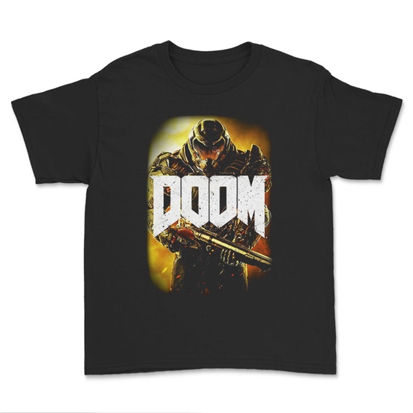 Doom Unisex Çocuk Tişört T-Shirt CT7627