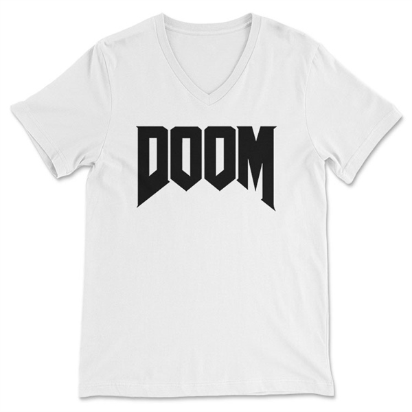 Doom Unisex V Yaka Tişört V Yaka T-Shirt VT7629