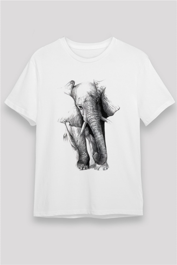 Fil Beyaz Unisex Tişört T-Shirt - TişörtFabrikası
