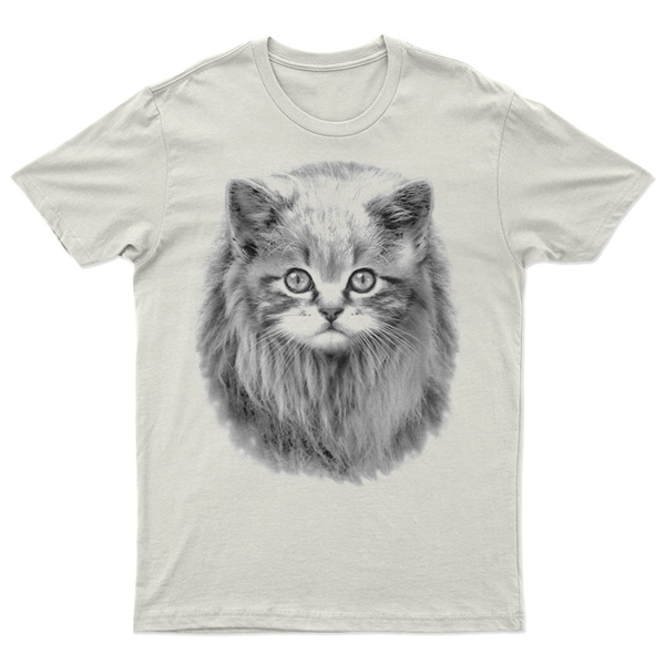 Kedi Baskılı Tasarım Tişört TSRT437