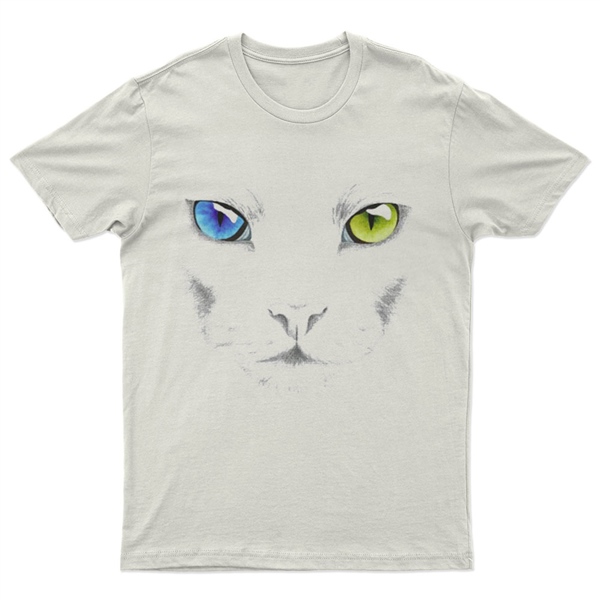 Kedi Baskılı Tasarım Tişört TSRT459