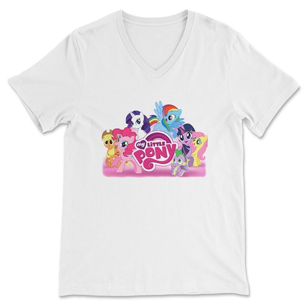 My Little Pony Unisex V Yaka Tişört V Yaka T-Shirt VT508