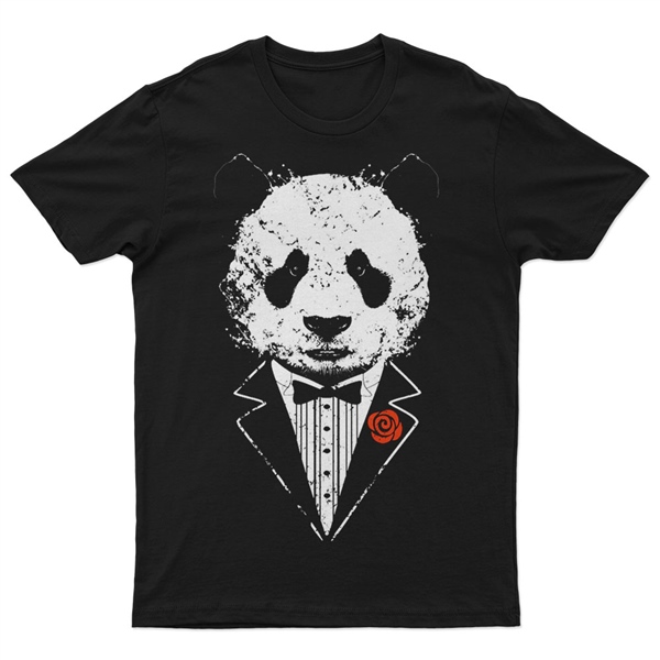 Panda Baskılı Tasarım Tişört TSRT357