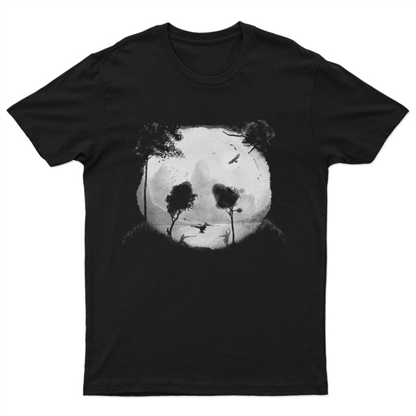 Panda Baskılı Tasarım Tişört TSRT365