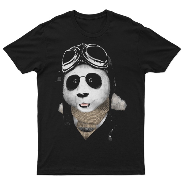 Panda Baskılı Tasarım Tişört TSRT377