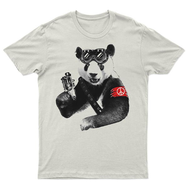 Panda Baskılı Tasarım Tişört TSRT390