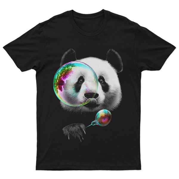 Panda Baskılı Tasarım Tişört TSRT405