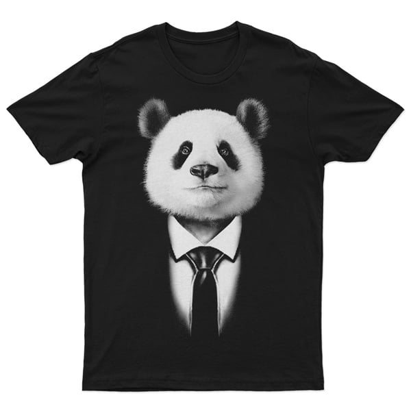 Panda Baskılı Tasarım Tişört TSRT407
