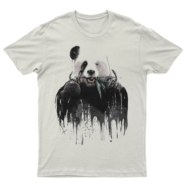 Panda Baskılı Tasarım Tişört TSRT416