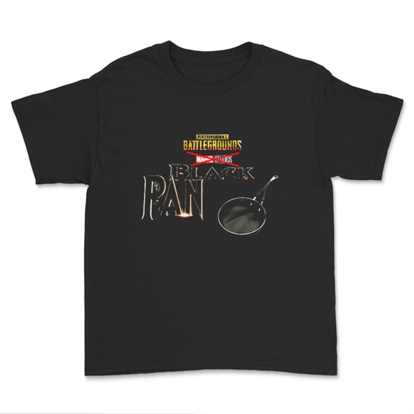 PUBG Siyah Çocuk Tişörtü Unisex T-Shirt
