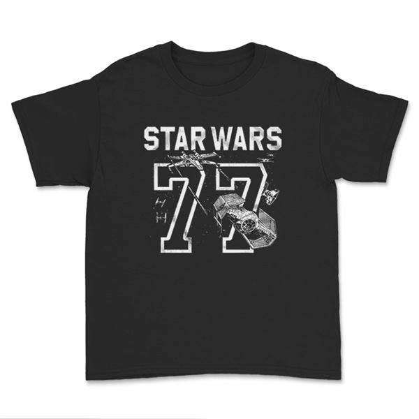 Star Wars Siyah Çocuk Tişörtü Unisex T-Shirt