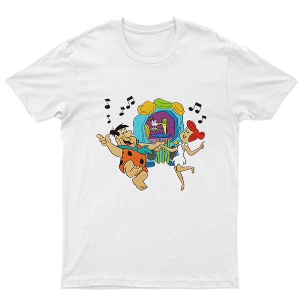 Taş Devri Flintstones Unisex Tişört T-Shirt ET473