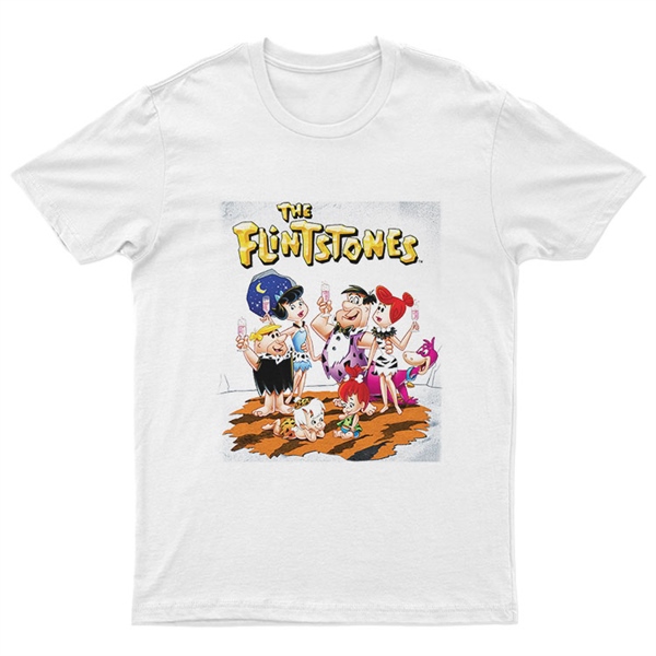Taş Devri Flintstones Unisex Tişört T-Shirt ET471