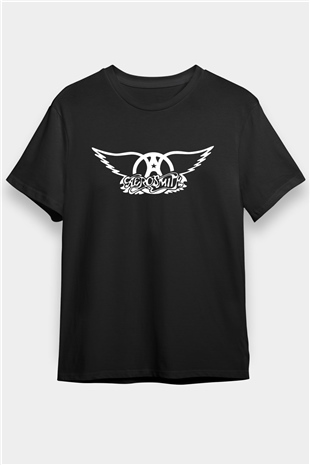  Aerosmith Siyah Unisex Tişört T-Shirt - TişörtFabrikası